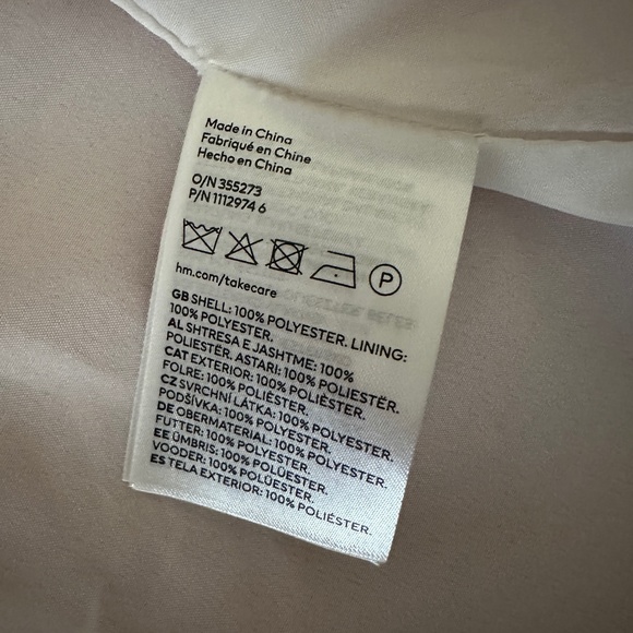 NWT H&M Textured-Weave Tweed Jacket Blazer Orange Red XS - Picture 9 of 16